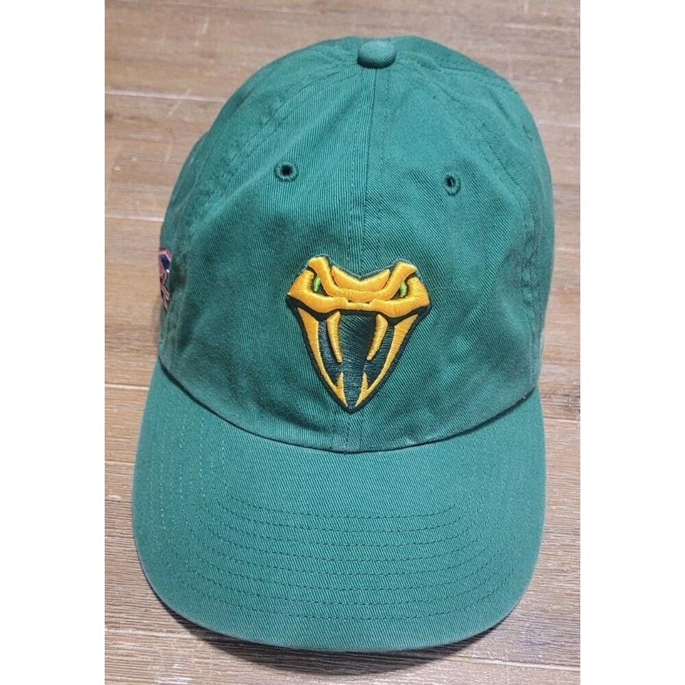 Tampa Bay Vipers Hat Cap Strapback Green XFL Snake Logo 47 Brand Dad Cap